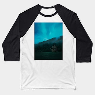 Gloomy Spaceship Baseball T-Shirt